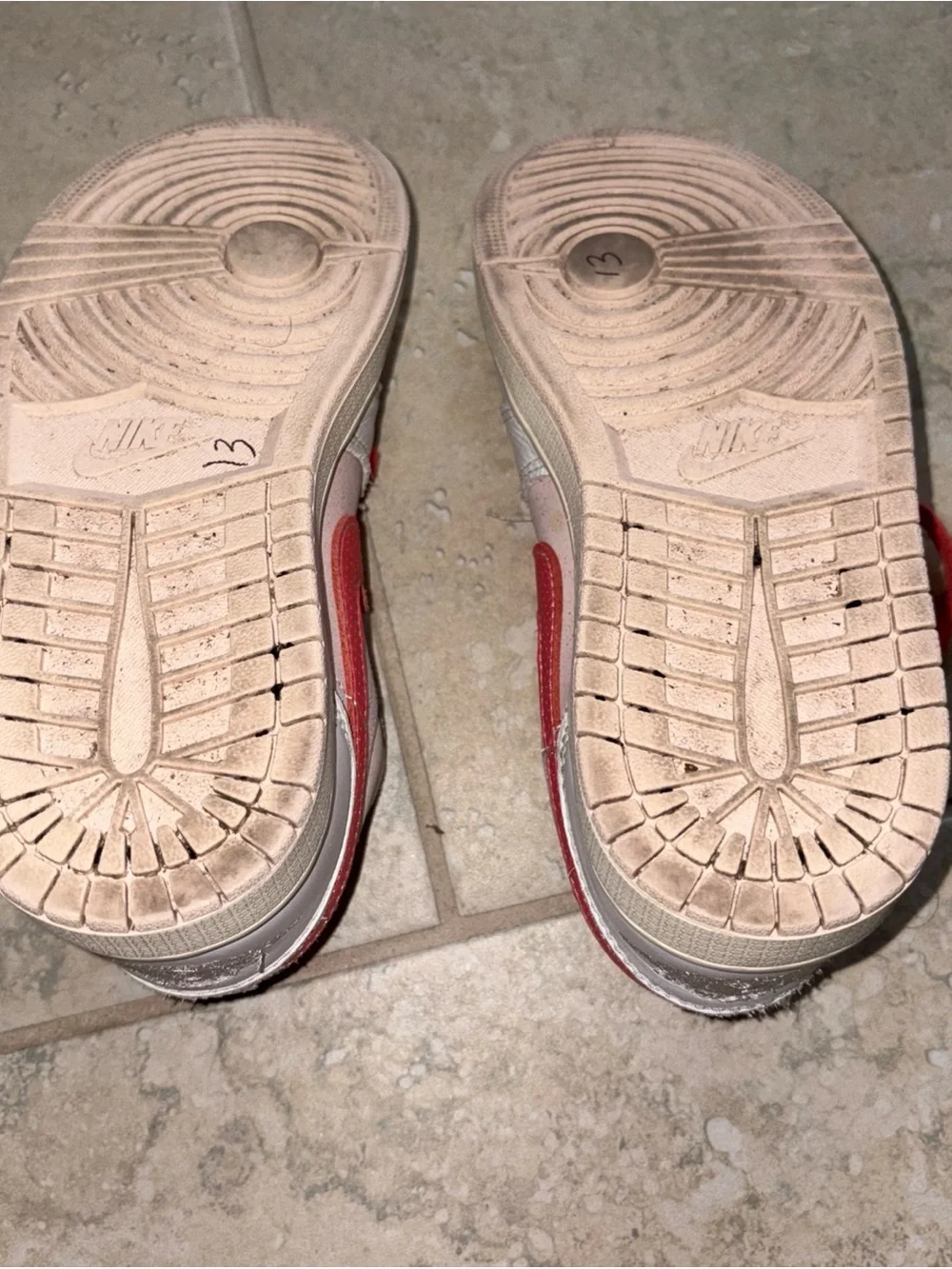 Nike Low Top Sneakers in Pink & Red Accents